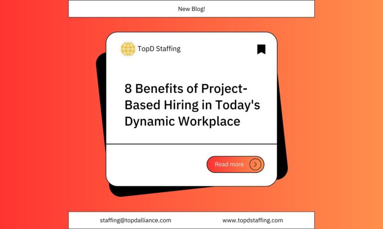 8 benefits of project based hiring (Blog Banner)